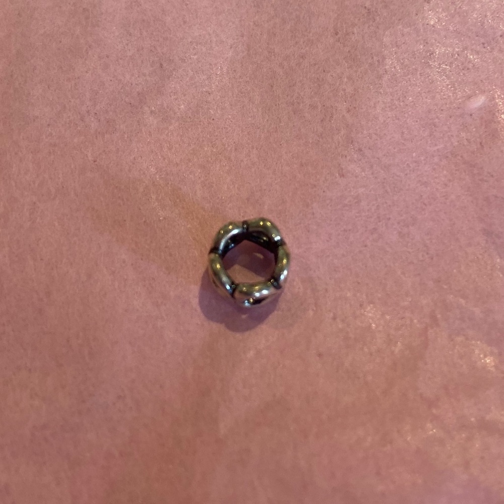 Pandora Open Heart Silver Spacer Charm View 4